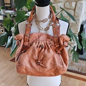 Stylish Tan Leather Handbag